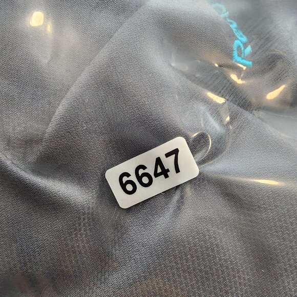 Mens Gray & Teal Reebok Athletic Pants 100% Polyester Elastic Drawstring Waist M - Picture 14 of 14